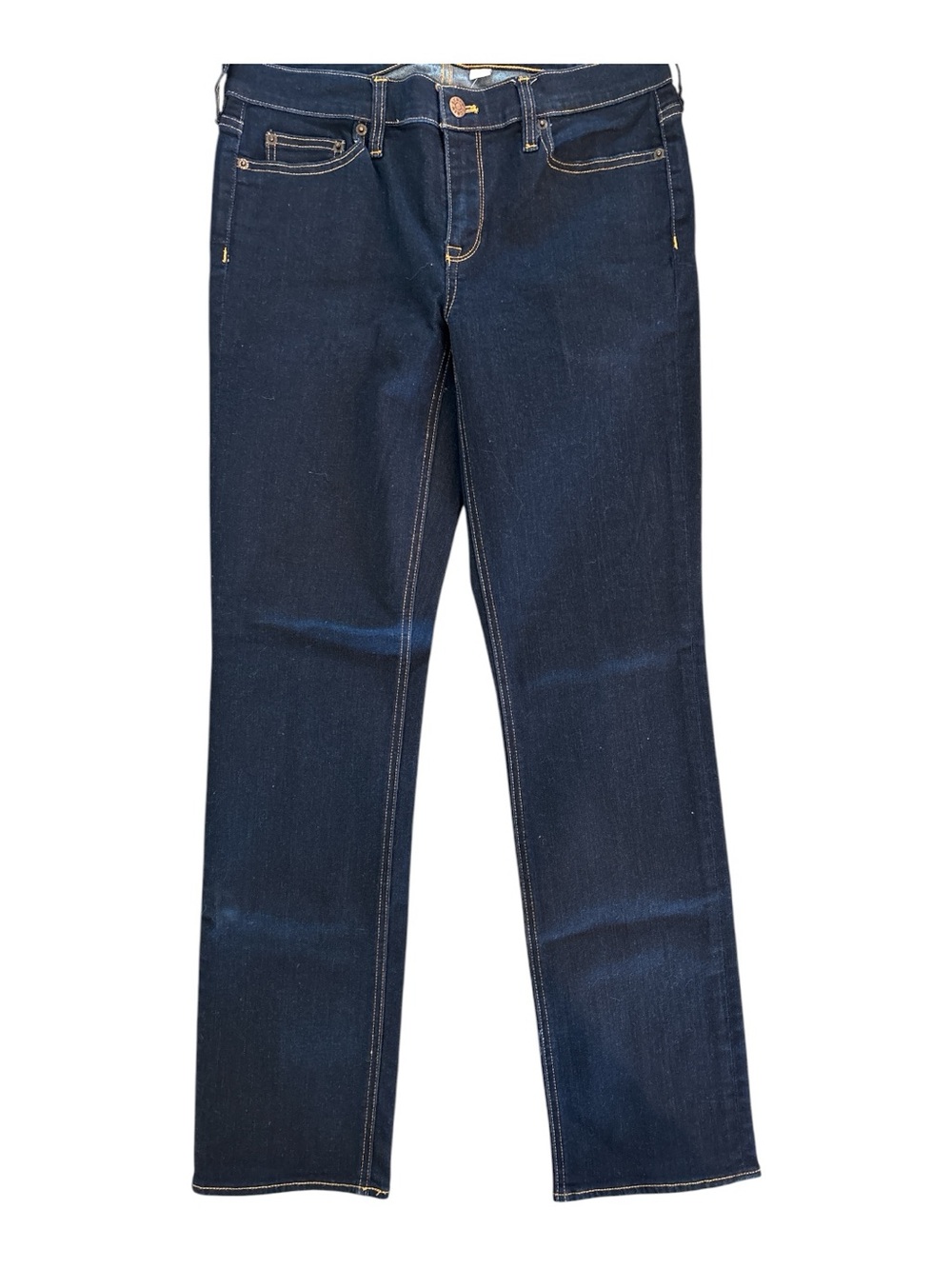 J. Crew Women's Dark Indigo Straight Leg Jeans